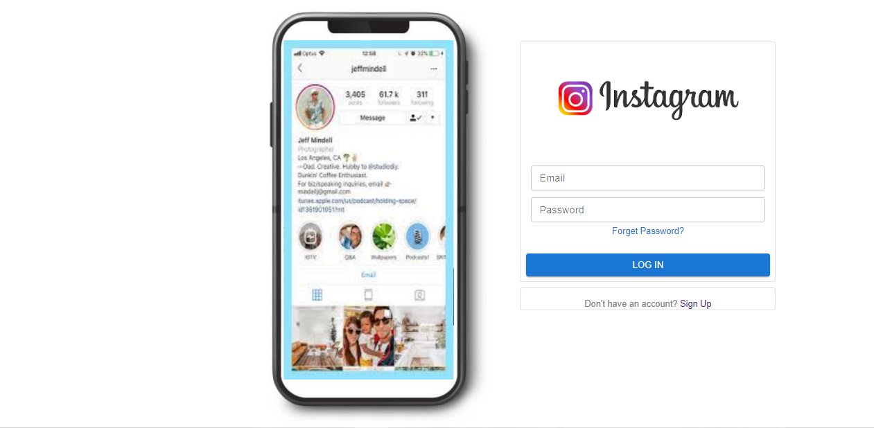 Instagram Clone using React JS