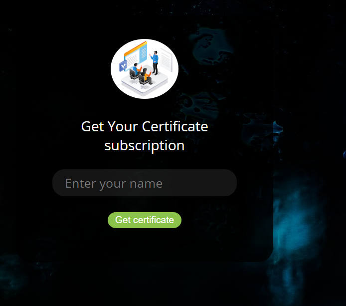 Certificate Generator